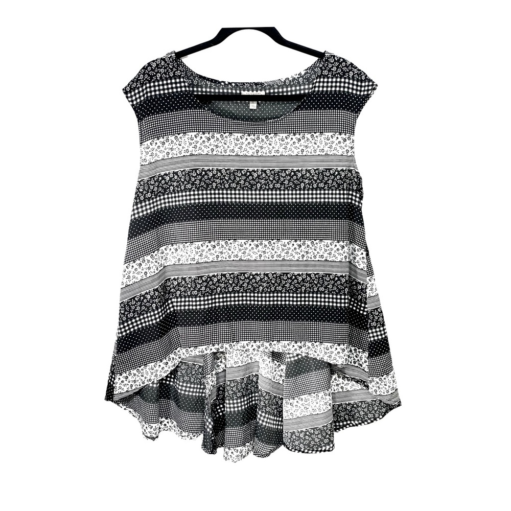 oat + fawn Sleeveless Hi-Low Tunic Sz M